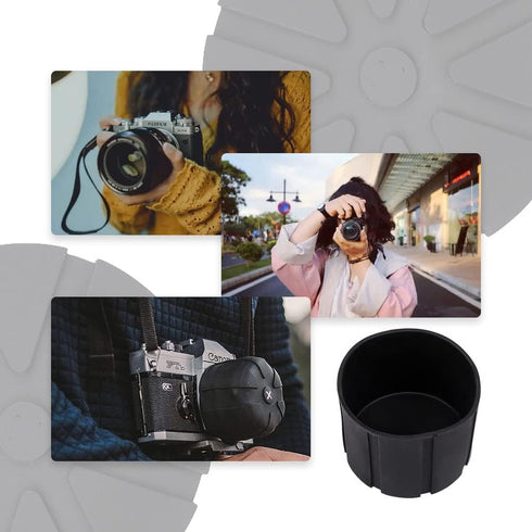 Camera Lens Cap SLR Camera Silicone Protector Cap Dustproof Lens Cover for 65-110mm DSLR Camera Lenses...