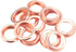 12PCS Car Oil Drainage Gasket, 17mm Auto Copper Crush Washer Oil Drain Plug Gasket, fits Versa Titan G25 G37, Replace 11026-JA00A, 11026-01M02, F4...