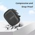 Mini Carrying Case for DJI OSMO Action 4/Action 3, Portable Storage Bag for GoPro 12/11/10/9, PU Hard Shell Travel Case with Wrist Strap for Actio...
