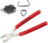 WATERCARBON Tools126 Auto Parts Industries Straight Hog Ring Upholstery Installation Kit Pliers Seat Cover Upholstery Hog Rings pack-100-Piece Rin...