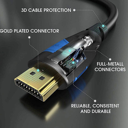 Micro USB to HDMI Converter, 4K 1080P HDMI Extender Cable 1.5M/ 5ft Adapter, Copy and Expand Videos Pictures from Mobile Phone or Tablet to HDTV M...