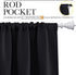 NICETOWN Halloween Black Out Curtain Panels for Kitchen - Energy Smart Decoration Thermal Insulating Blackout Drapes/Draperies for Small Window (2...