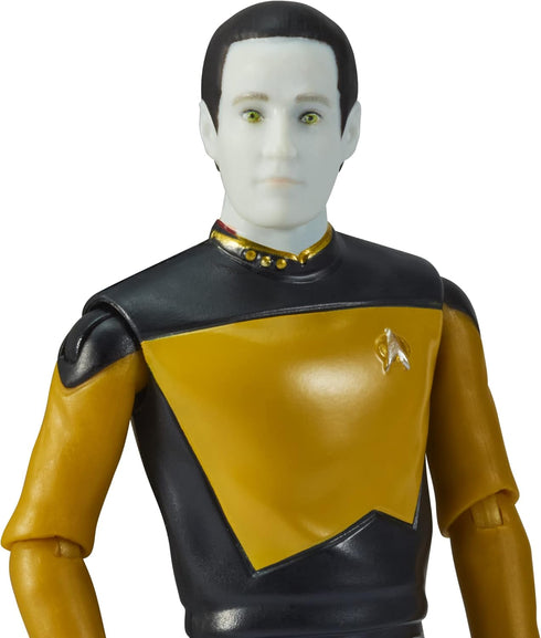 Star Trek Playmates Toys Universe: 5" Lt. Commander Data “Next Generation” Action Figure with Accessories, Multi...