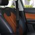 X AUTOHAUX 4pcs Universal Black Car Safety Seat Belt Pads Cover with Soft Polyester Fiber Auto Seatbelt Shoulder Pad for More Comfortable Driving...