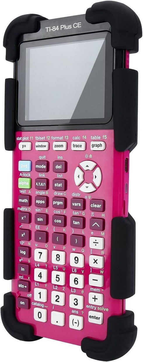 Graphing Calculator Protective Cover for TI-84 CE, Silicone Back Case...