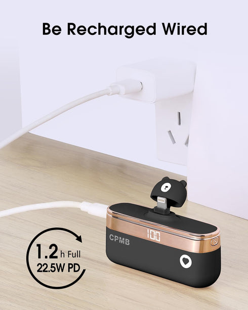 Small Power Bank with 5,000mAh Portable Charger 22.5W,Digital Display,Android, Power Bank Battery Pack Compatible with Samsung Galaxy S23/S22/ Z F...