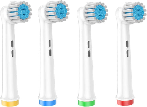 Toothbrush Heads for Oral B Braun Replacement Heads, Professional Electric Toothbrush Heads, Precision Clean Brush Heads Refill Compatible with Or...