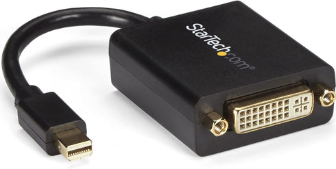 StarTech.com Mini DisplayPort to DVI Adapter - Mini DP to DVI-D Converter - 1080p Video - VESA Certified - mDP or Thunderbolt 1/2 Mac/PC to DVI Mo...