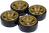 GoolRC 4PCS/Set 1/10 Drift Car Tires Hard Tyre Replacement for Traxxas HSP Tamiya HPI Kyosho On-Road Drifting Car (Army Green)...