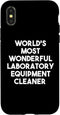 iPhone X/XS World's Most Wonderful Laboratory Equipment Cleaner Case...