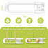 6 Pack Adjustable Cabinet Locks for Babies, U-Shaped Baby Proofing Child Locks for Kids Toddlers Safety, Sliding door latches for Cabinets, Drawer...