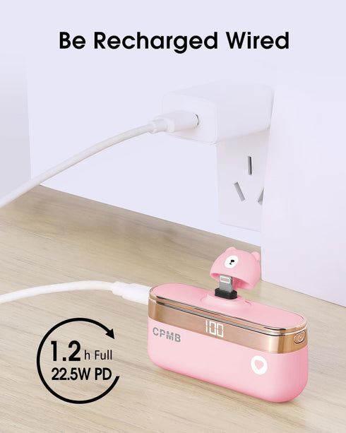 Portable Power Bank with 5,000mAh, Portable Charger 22.5W,Digital Display,Mini Battery Pack Compatible with iPhone 14/14 Pro / 14 Plus / 14 Pro Ma...
