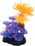 Zerodis Aquarium Simulated Sea Anemone, Lifelike Silicone Fake Coral Ornament Aquarium Decor Floating Ornament...