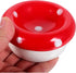 Ipetboom Ceramic Bowl Mushroom Kitten Food Bowl Guinea Pig Bowl Ceramics Water Bowl Feeding Tray Porcelain Nest for Rabbit Guinea Pig Hedgehog Squ...