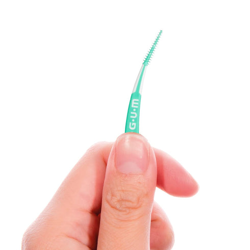 GUM Soft-Picks Advanced, Easy to Use Dental Picks for Teeth Cleaning Health, Disposable Interdental Brushes with Convenient Carry Case, Dentist Re...