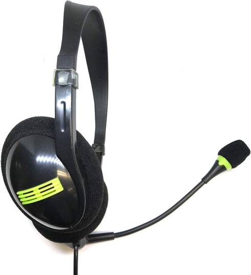 TFD Supplies Wholesale Stereo USB Headphones with Microphone for Gaming, Students, and More...