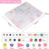 AUSTY 1042 Pcs DIY Bracelet Letter Beads Alphabet Beads Kit Bracelet Beads for Jewelry Making with Cord...