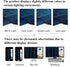 StangH Navy Blue Valances Curtains - Luxury Velvet Txture Tier Curtains Rod Pocket Top Home Fashion Short Curtains for Bedroom Gallery Office Wind...
