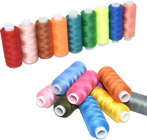 Sewing Thread 30 Colors Sewing Industrial Machine and Hand Stitching 250 Yards Each Sewing Thread Polyester...