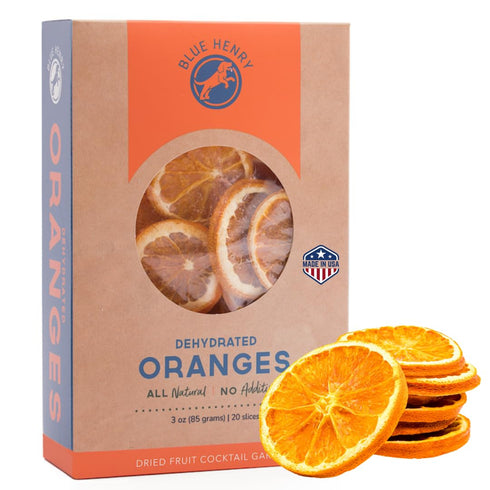 BlueHenry Dehydrated Orange Wheels - 3 oz - 20 slices - Natural Fruit...