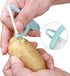 Ceramic Vegetable Fruit Peeler and Paring Knives Set - Effortless Precision in Every Peel?Suitable for Processing Various Fruits and Vegetables in...