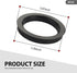 4 Pack Car Hub Center Ring, Shock Absorbing Design, Vehicle Hub Reducing Ring Shaft Collar Adapter Ring, 73.1mm-60.1mm, Universal Waterproof Autom...
