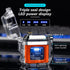 SKRFIRE Electric Lighters Rechargeable Flameless Windproof Outdoor Lighter Plasma Lighter USB Rechargeable Clear Waterproof Double Arc Lighter for...