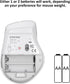 Wireless Bluetooth Mouse with Smart Flying Scroll, Thumb Scroll Ergonomic Mice, Silent Multi-Device Mouse for Computer, Laptop, iPad, Tablet, MacB...