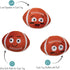 Fringe Studio Plush Dog Toy, I Get A Kick Out of You, 3 Piece Set, Pet Shop Collection (289560)...