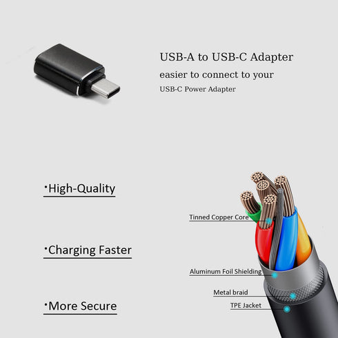 USB-A to Micro USB Charging Cable, 480Mbps Transfer Speed, USB 2.0 Fast Charger Cord 3.3Ft, Compatible with Samsung LG Sony Moto Nokia Android Cel...