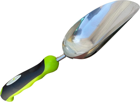 Garden Guru Super Strong Garden Scoop Trowel Shovel Transplanter - Stainless Steel - Rust Resistant - Ergonomic Grip - Perfect Hand Shovel for Gar...