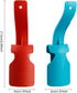 Boao 4 Pieces Lazy Shoe Helper Portable Travel Handled Horn Lifting Wearing Helper Tool Easy on Easy off Plastic Shoehorn One Size Fits Most Shoes...