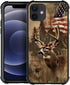 DJSOK Case Compatible with iPhone 11,H American Flag Elk Deer with Four Corners Shockproof Protection Soft TPU Bumper and Hard PC Pattern Back Cas...