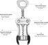 Beneno Wine Opener, Zinc Alloy Premium Wing Corkscrew with Multifunctional Bottles Opener, Sharp Wine Corkscrew with Ergonomic Non-Slip Wing Handl...