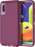 for Samsung Galaxy A50/A50S Case - Shockproof 3 in 1 Full Body Protection, Purple/Pink...