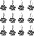DHXYZZB Shower Curtain Hooks, 12 Pcs Metal Stainless Steel Curtain Hooks for Decorative Bathroom Hook...