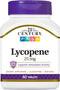 21st Century Lycopene 25 mg Tablets, 60 Count (22400)...