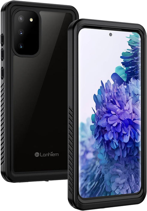 Lanhiem for Samsung Galaxy S20 FE Case 5G, IP68 Waterproof Dustproof Shockproof Case with Built-in Screen Protector Full Body Clear Cover Protecti...