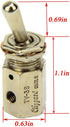 TV-3S Solenoid Air Valve Knob Toggle Value Switch Pneumatic Mechanical 3 Way Electric Knob Control...