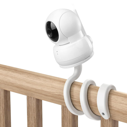 Flexible Twist Mount Compatible with VTech VM923/924 Baby Monitor without Tools or Wall Damage - White (Flexible Mount)...