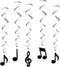 Musical Note Whirls (5/Pkg)...