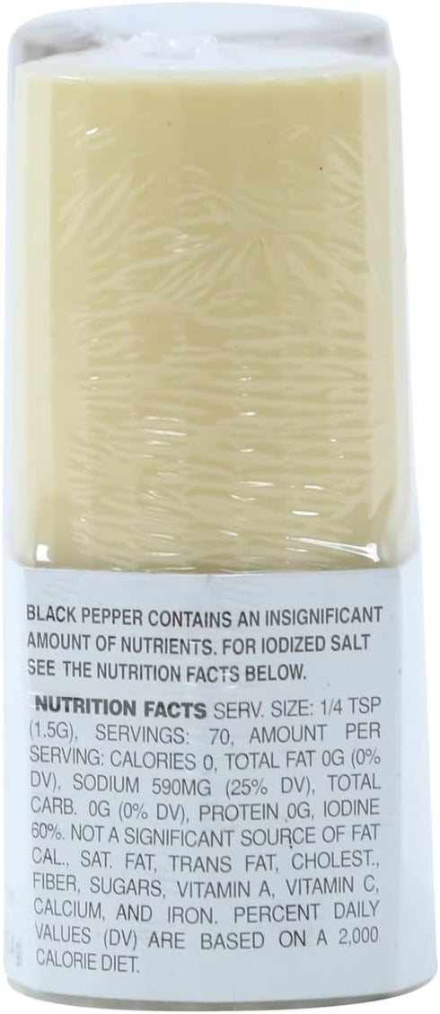 OFX00057 Salt and Pepper Shaker Set, One 4-Ounce Salt Shaker and One 1.25-Ounce Pepper Shaker...