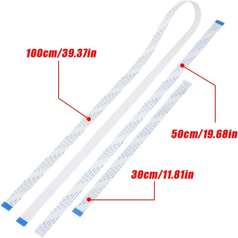 3pcs/Set 15 Pin 30cm 50cm 100cm FFC Ribbon Flexible Flat Cable for Raspberry Pi Module Camera...