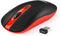 Leadsail Rechargeable Wireless Slim Cordless Mouse, 2.4G Portable Less Noise Optical Mouse with 5 Adjustable DPI Levels for Laptop, Desktop, MacBo...