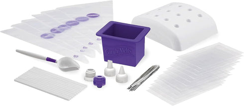 Wilton Candy Melts Dip-N-Decorate Candy Making Tools and Cake Pop Decorating Kit, 49-Piece...