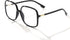 BIGGY Oversized Square Blue Light Blocking Glasses - Ultralight Anti Eyestrain | Reduce Eye Strain Nerd Glasses, Reading book/TV/Computer/Gaming F...