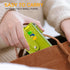 Credit Card Holder for Women RFID Small Wallet Women Slim - Multi Zipper Card Case with Keychain Oil Green...