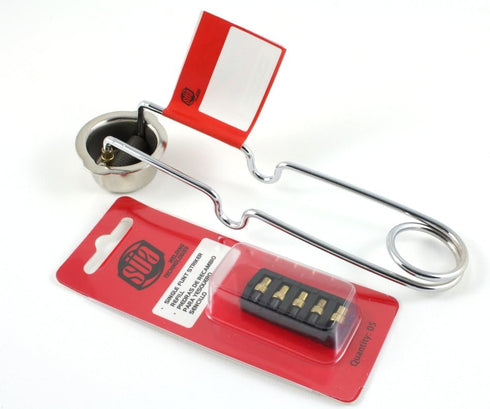 Single Flint Torch Striker/Spark Lighter + Replacement Flints (5 pkg)...