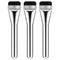 Foundation Brush 3 Pcs Makeup Flat Brushes Thin Blade Brush Portable Facial Brushes Cream Spatulas Tools Powder Scrubber Liquid Brush Soft Bristle...