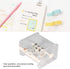 Tape Cutter, Transparent Washi Adhesive Tape Dispenser 2 in 1 Office Stackable Desktop Washi Tape Holder with Cutter Roll Tape Holder Organize One...